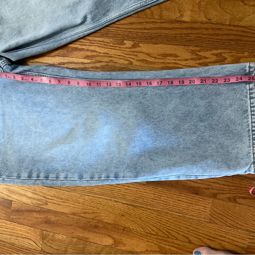 We The Free Deep Trance Dropped Boyfriend Jeans Sz 30 - Picture 11 of 13